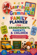 2026–2027 Family Planner | Digital Fillable PDF | School Organizer for Parents, Grandparents , children & Caregivers